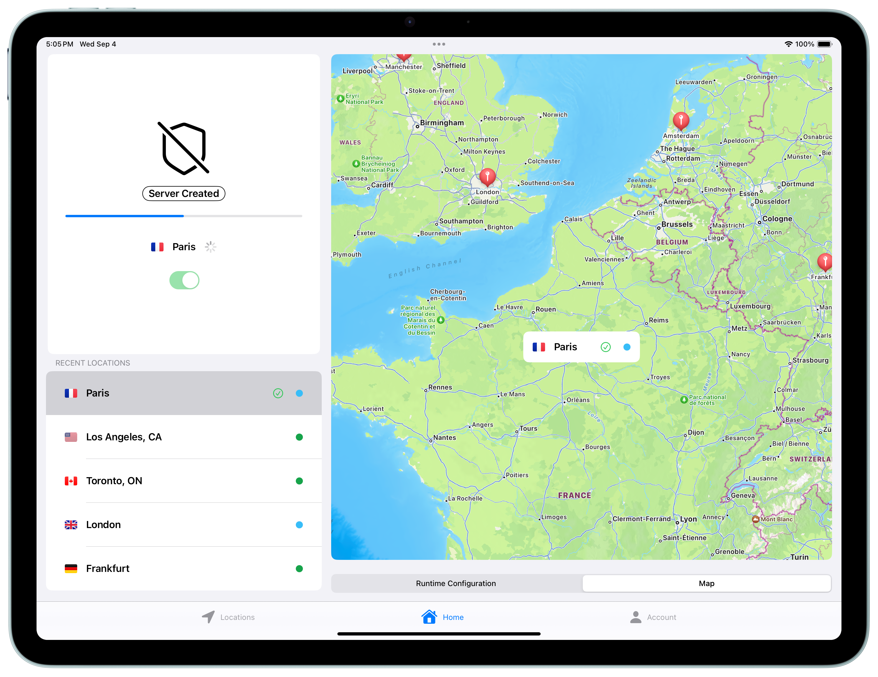 Mexico City VPN on iPad